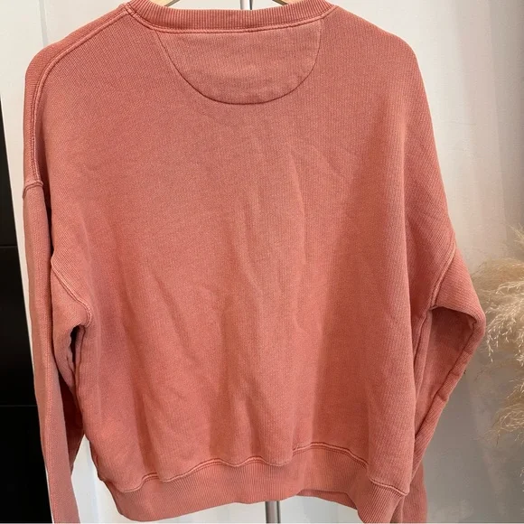 American Eagle Outfitters New York Coral Crewneck Sweatshirt S/M - Picture 6 of 6